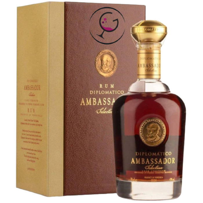 RHUM DIPLOMATICO 12Y AMBASSADOR 47% CL.70 LEGNO