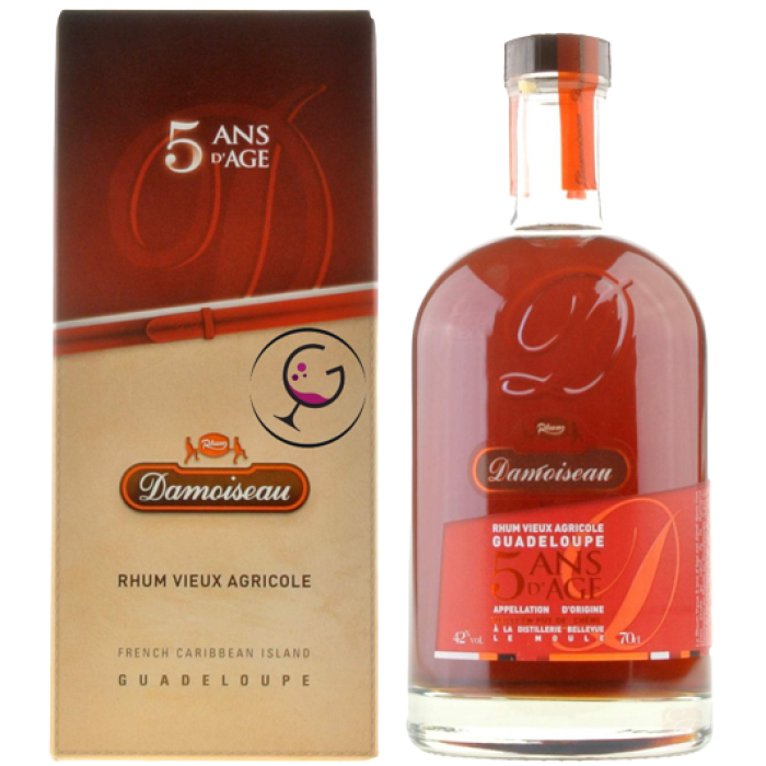 RHUM DAMOISEAU V.AGRICOLE 5Y 42% CL.70 GB