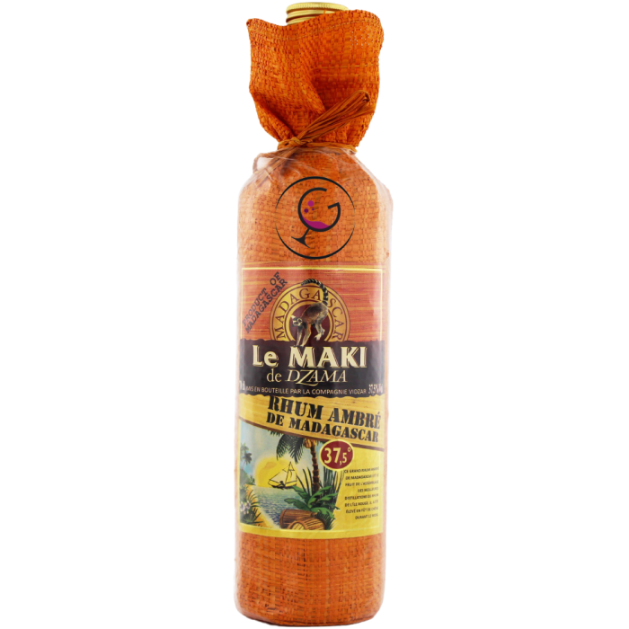 RHUM DZAMA MAKI AMBRE' 37,5% CL.70 JUTA