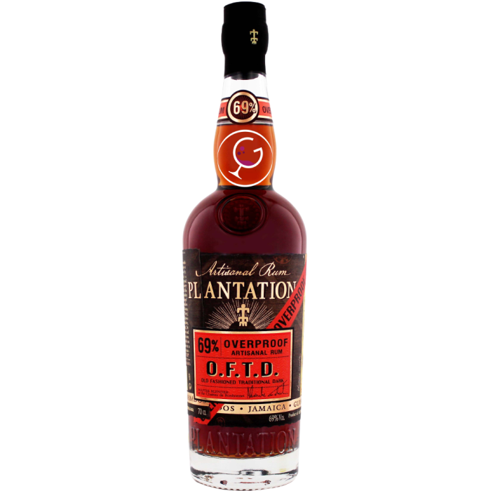 RHUM PLANTATION OVERPROOF O.F.T.D. 69% CL.70