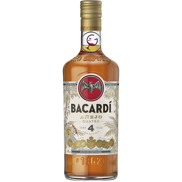 RHUM BACARDI 4Y CUATRO ANEJO 40% CL.70