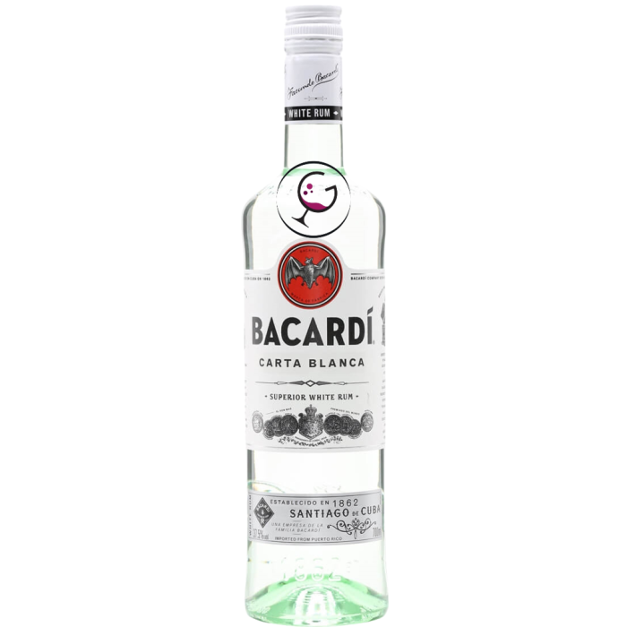 RHUM BACARDI CARTA BLANCA 37,5% CL.70