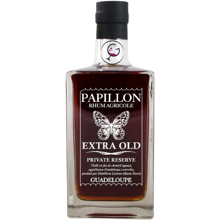 RHUM PAPILLON EXTRA OLD PRIVATE RES. 43% CL.70