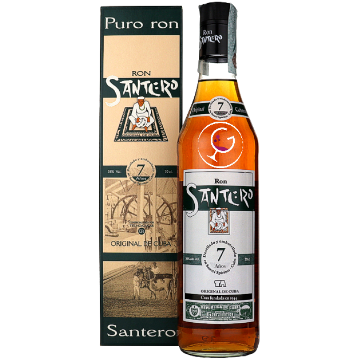 RHUM SANTERO 7Y ANOS 38% CL.70 #