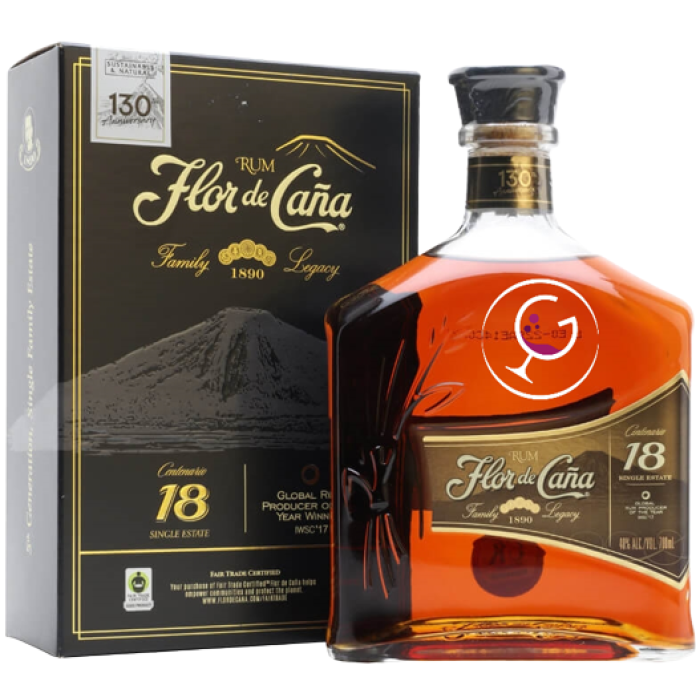 RHUM FLOR DE CANA 18Y 40% LT.1 GB