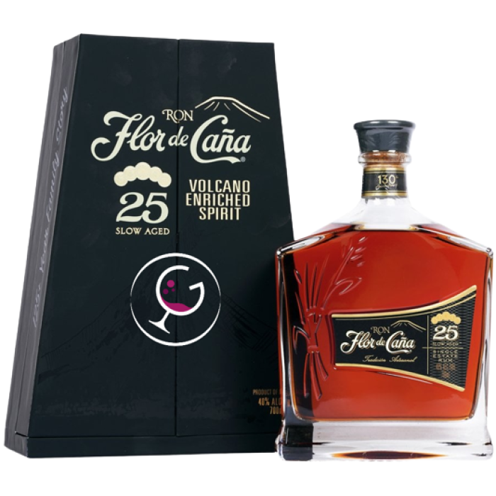 RHUM FLOR DE CANA 25Y 40% CL.70 GB