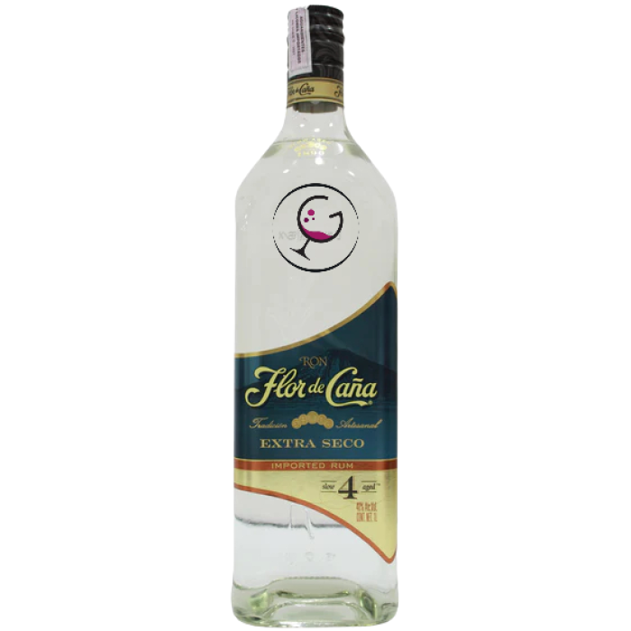 RHUM FLOR DE CANA 4Y EXTRA SECO BLANCO 37,5% LT.1