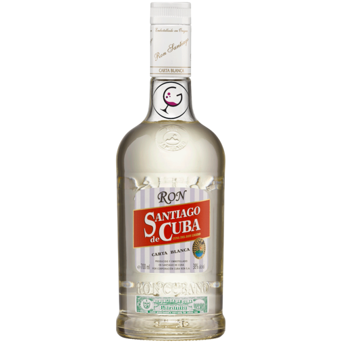 RHUM SANTIAGO DE CUBA CARTA BLANCA 40% CL.70