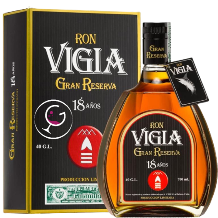 RHUM VIGIA 18Y GRAN RESERVA 40% CL.70