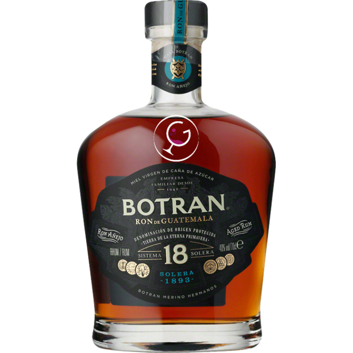 RHUM BOTRAN SOLERA 1893 ANEJO 40% CL.70 CARAFFA