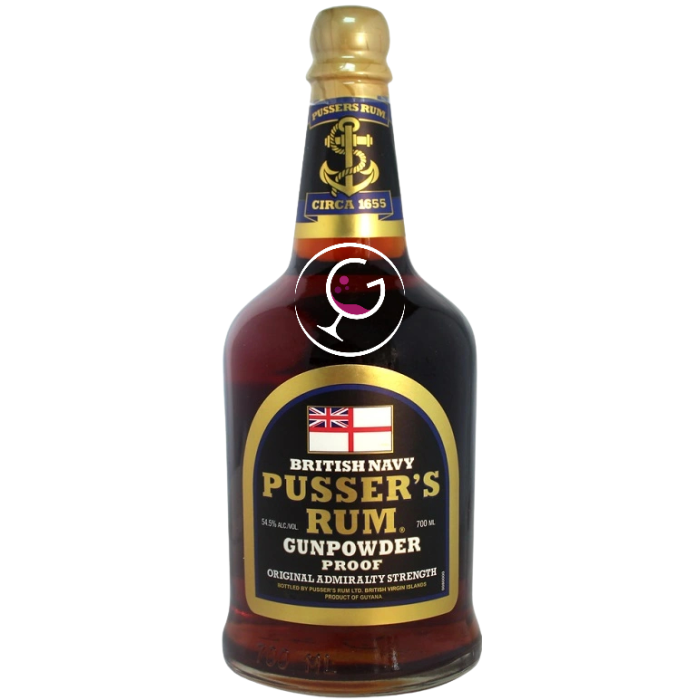 RHUM PUSSER'S GUNPOWDER PROOF 54,5% CL.70