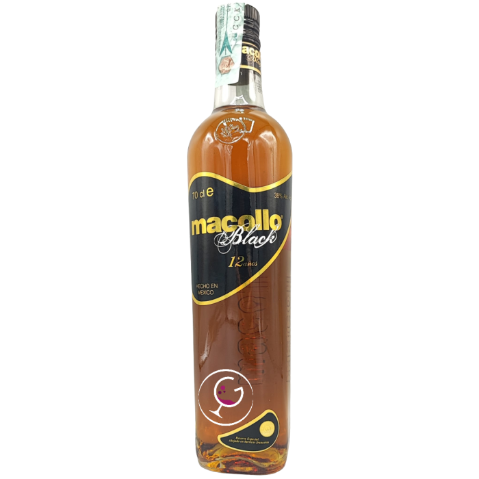 RHUM MACOLLO BLACK 12Y 38% CL.70