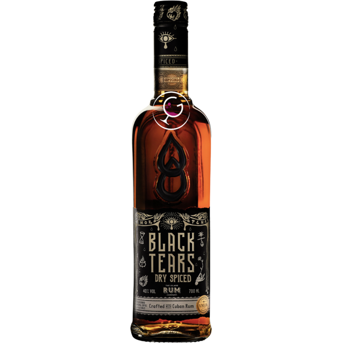 RHUM BLACK TEARS SPICED 40% CL.70