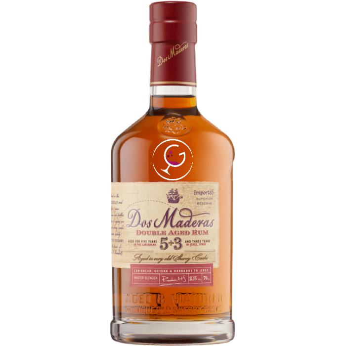 RHUM DOS MADERAS 5Y+3Y CASK BARREL 37,5% CL.70