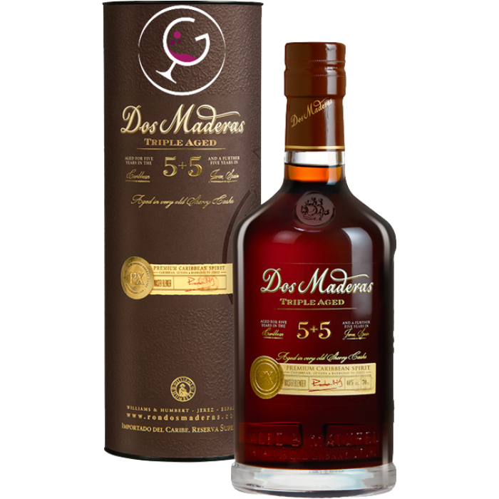 RHUM DOS MADERAS 5Y+5Y PX DOUBLE AGED 40% CL.70 GB