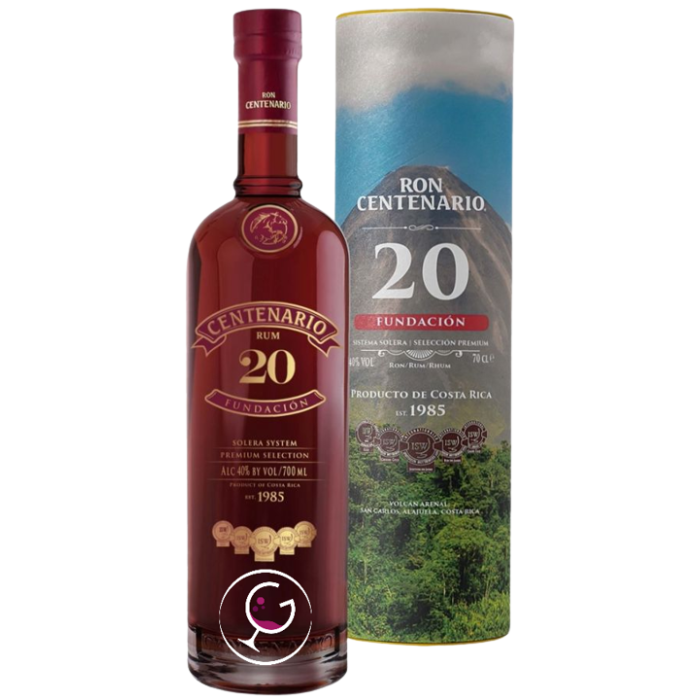 RHUM CENTENARIO 20Y FUNDACION 40% CL.70 GB