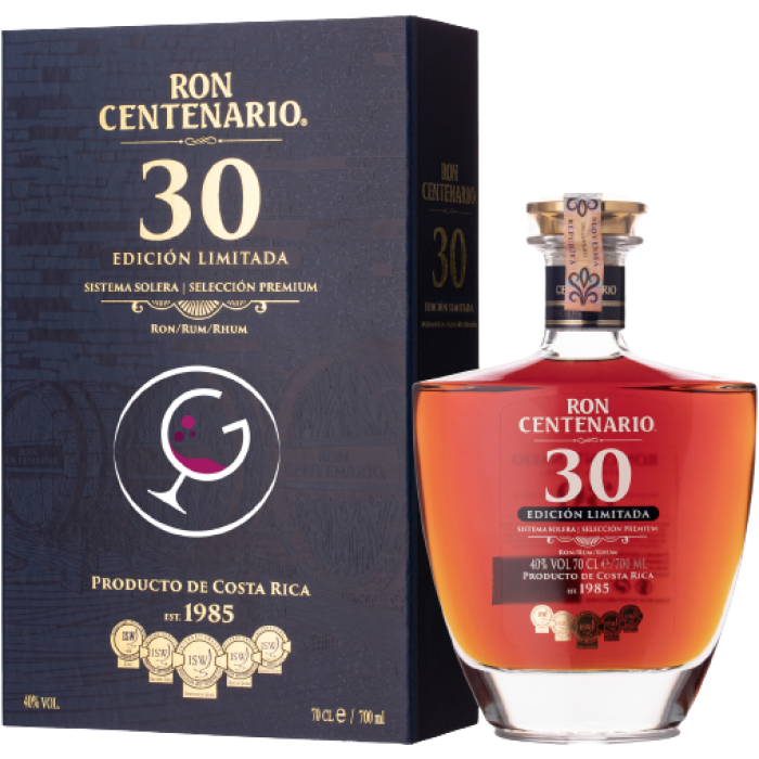 RHUM CENTENARIO 30Y EDICION LIMITADA 40% CL.70 GB