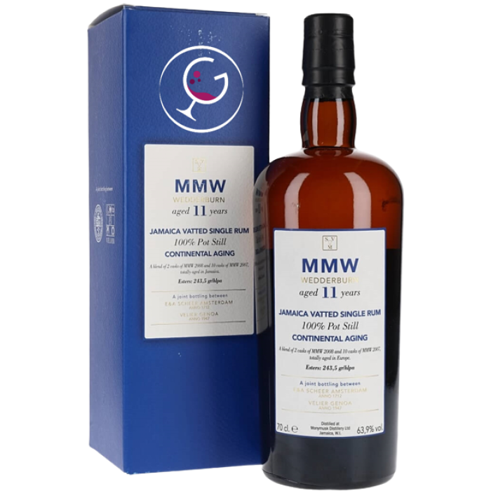 RHUM MONYMUSK WEDDERBURN CONTINENTAL 11Y 63,9% CL.70