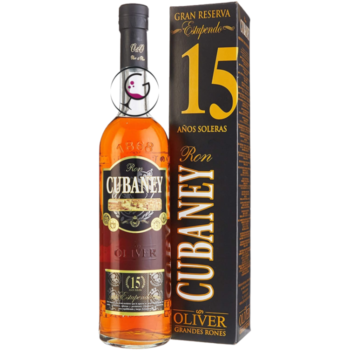 RHUM CUBANEY 15Y GRAN RESERVA 38% CL.70 GB