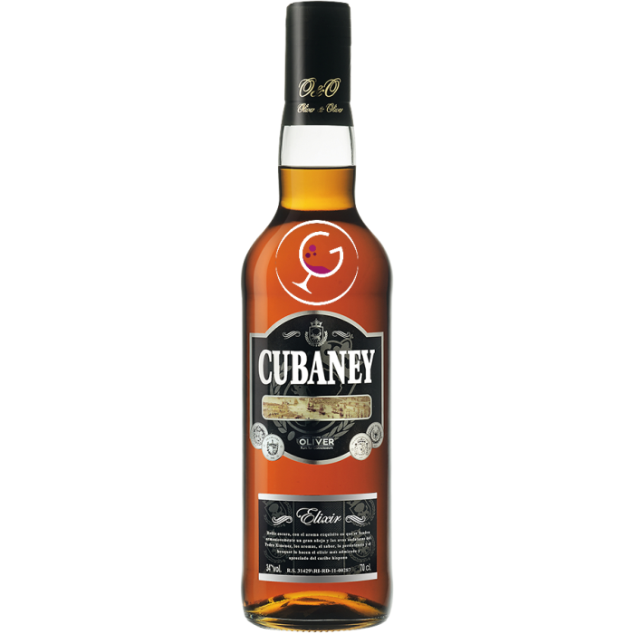 CUBANEY ELIXIR DEL CARIBE DULCE 12Y RHUM LIQUEUR 34% CL.70