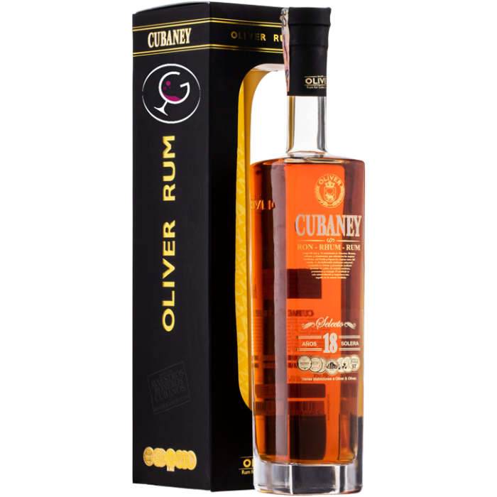 RHUM CUBANEY 18Y XO SELECTO 38% CL.70 GB