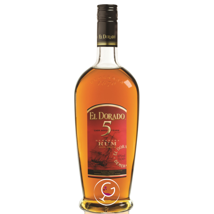 RHUM EL DORADO 5Y DEMERARA 40% CL.70