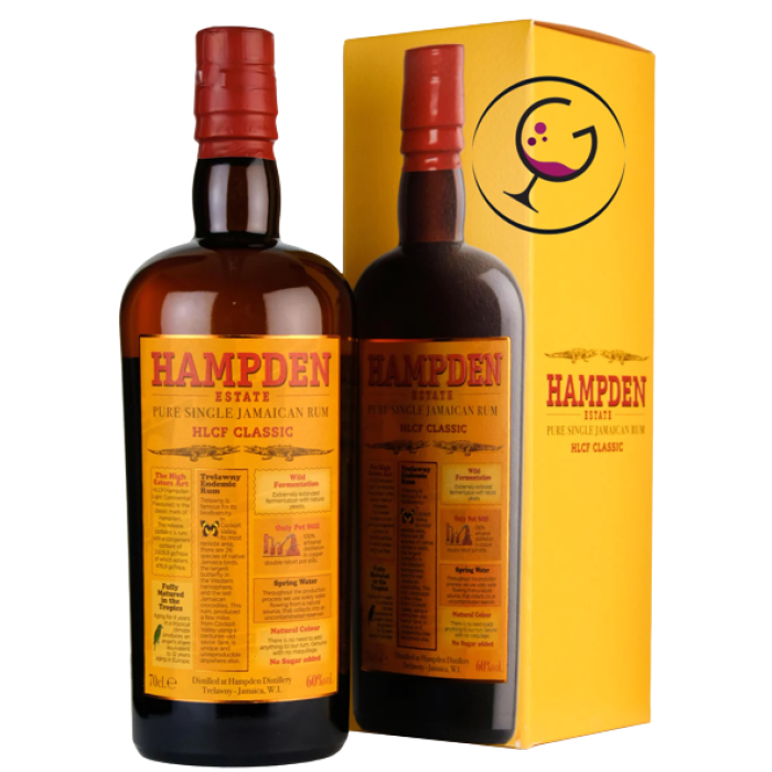 RHUM HAMPDEN ESTATE HLCF 2017 OVERPROOF 60% CL.70