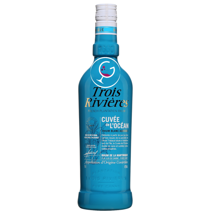 RHUM TROIS RIVIERES AGRICOLE BLANC CUVEE DE L'OCEAN 42% CL.70