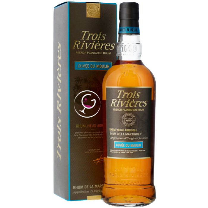 RHUM TROIS RIVIERES V.AGRICOLE CUVEE MOULIN 40% CL.70 GB