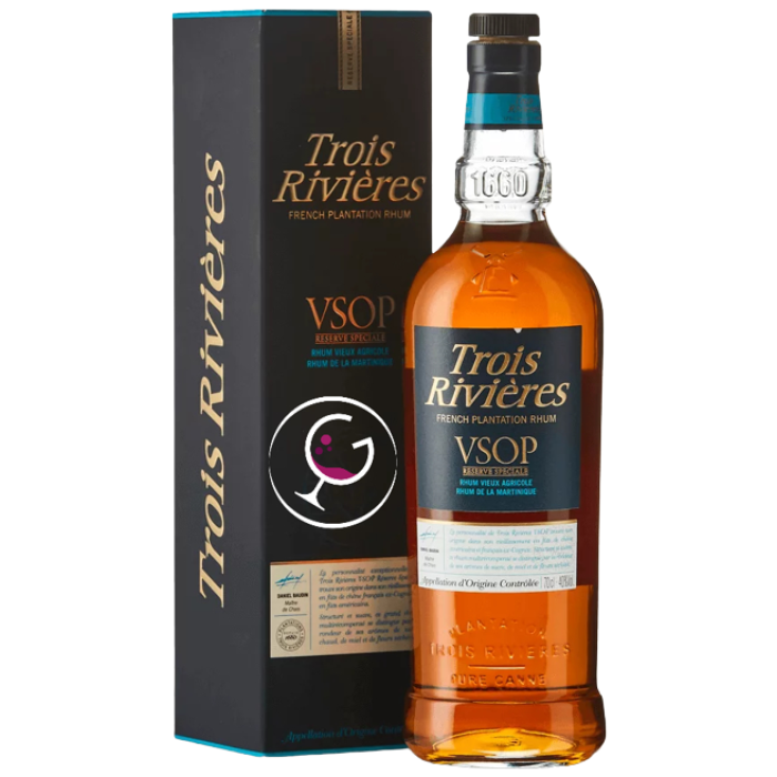 RHUM TROIS RIVIERES V.AGRICOLE VSOP 40% CL.70 GB