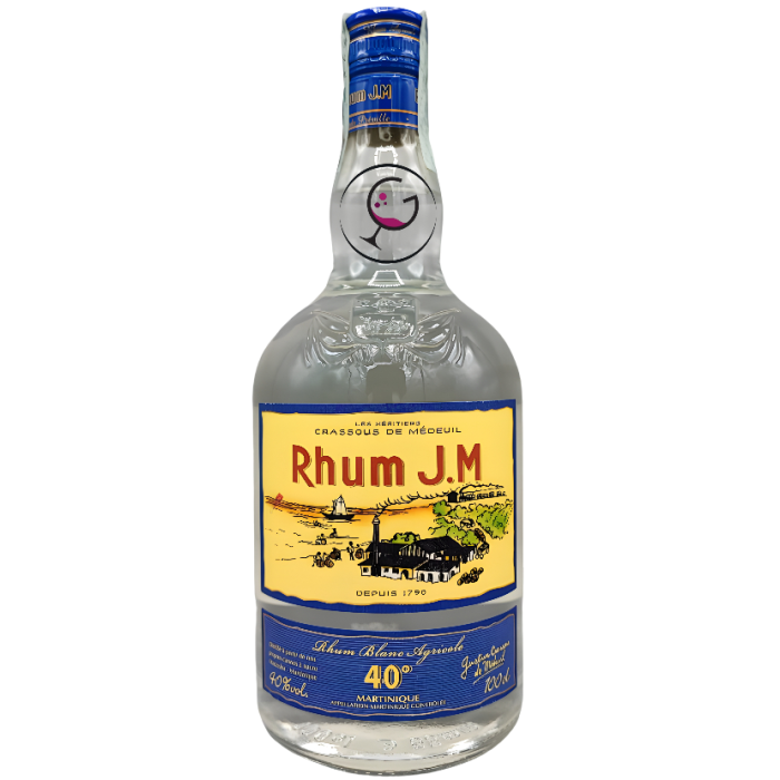 RHUM J.M AGRICOLE BLANC 40% LT.1