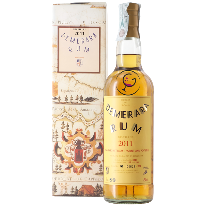 RHUM MOON IMPORT DEMERARA 10Y 2011 45% CL.70 GB