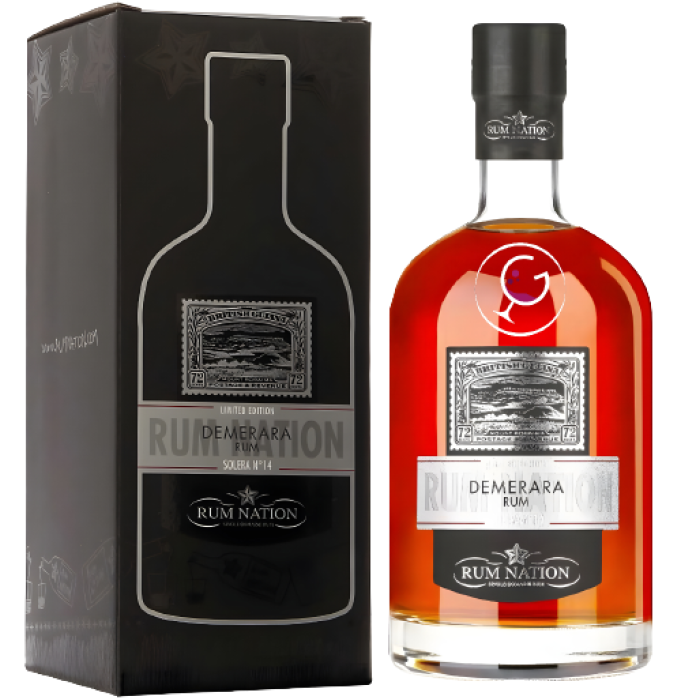 RHUM NATION DEMERARA SOLERA N.14 40% CL.70 GB