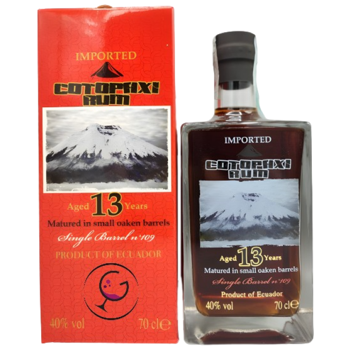 RHUM COTOPAXI 13Y SINGLE BARREL 40% CL.70 GB