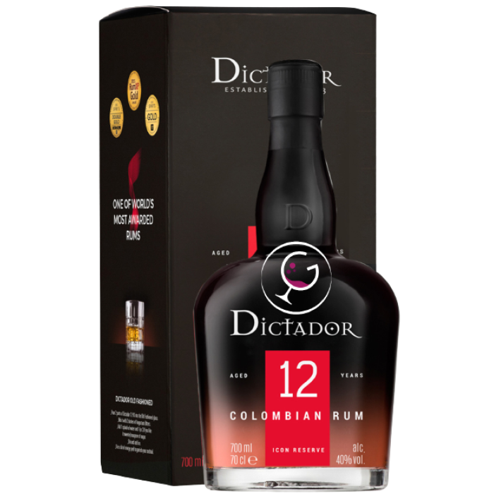 RHUM DICTADOR 12Y SOLERA ULTRA PREMIUM 40% CL.70 GB