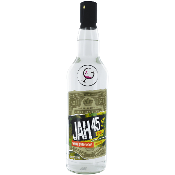 RHUM JAH 45 OVERPROOF WHITE 63% CL.70 #