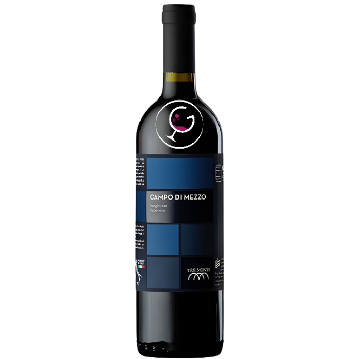 TRE MONTI SANGIOVESE SUP.DOC CAMPO D.MEZZO 2022 CL.75 BIO