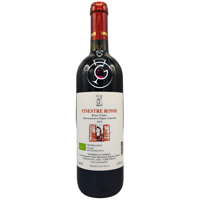 ORIANO MERCANTE ROSSO CONERO DOC "FINESTRE ROSSE" 2018 CL.75 BIO #