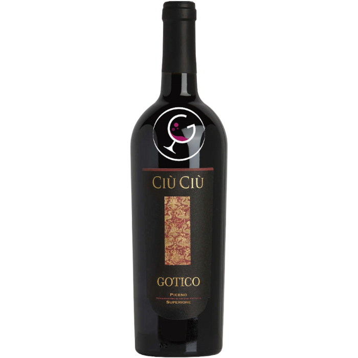 CIU CIU ROSSO PICENO SUP.DOC GOTICO 2018 CL.75 BIO-VEG