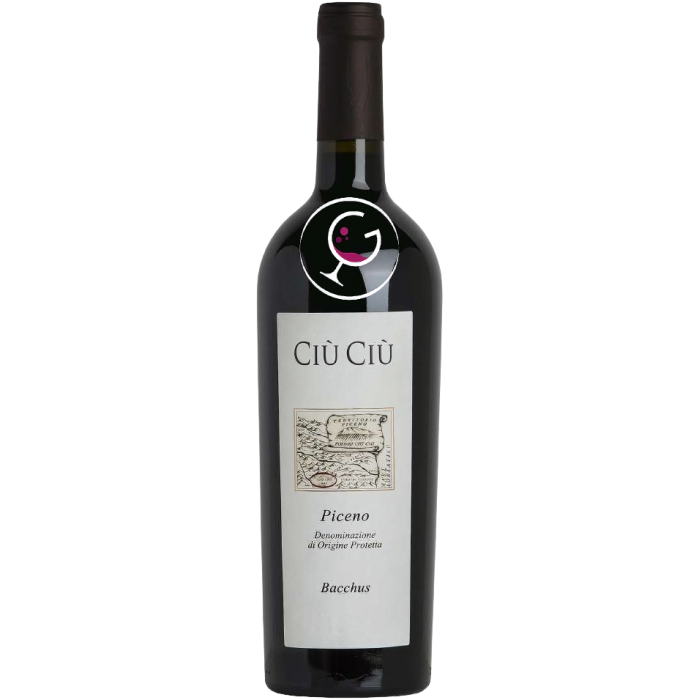 CIU CIU ROSSO PICENO DOC BACCHUS 2022 CL.75 BIO-VEG