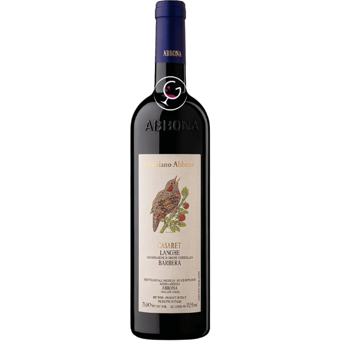 ABBONA BARBERA LANGHE DOC CASARET 2019 CL.75