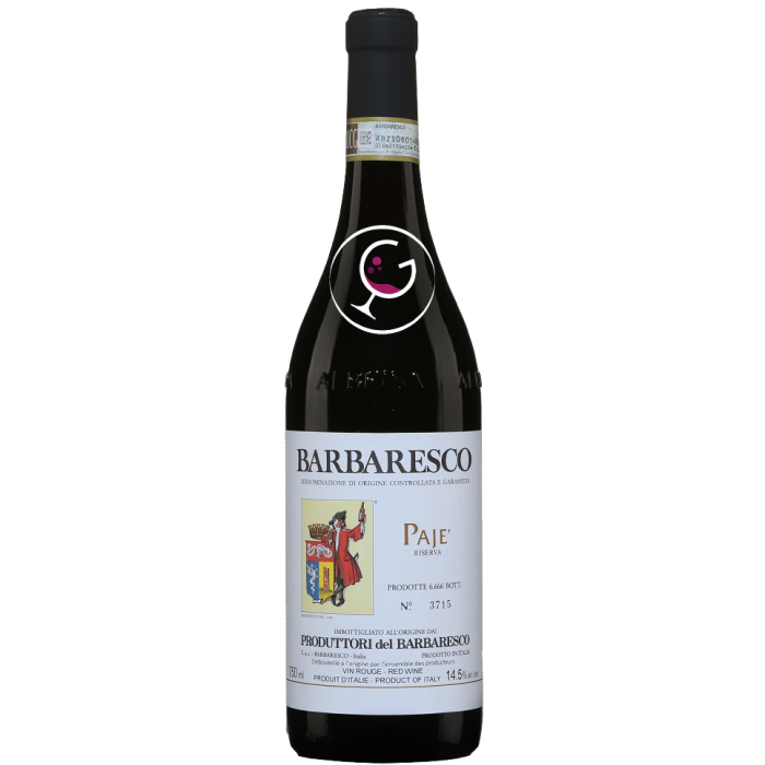 PROD.BARBARESCO BARBAR.RIS.DOCG PAJE' 2017 CL.75 -1 bt max-