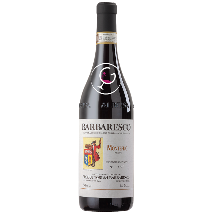 PROD.BARBARESCO BARBAR.RIS.DOCG MONTEFICO 2016 CL.75 -1 bt max-