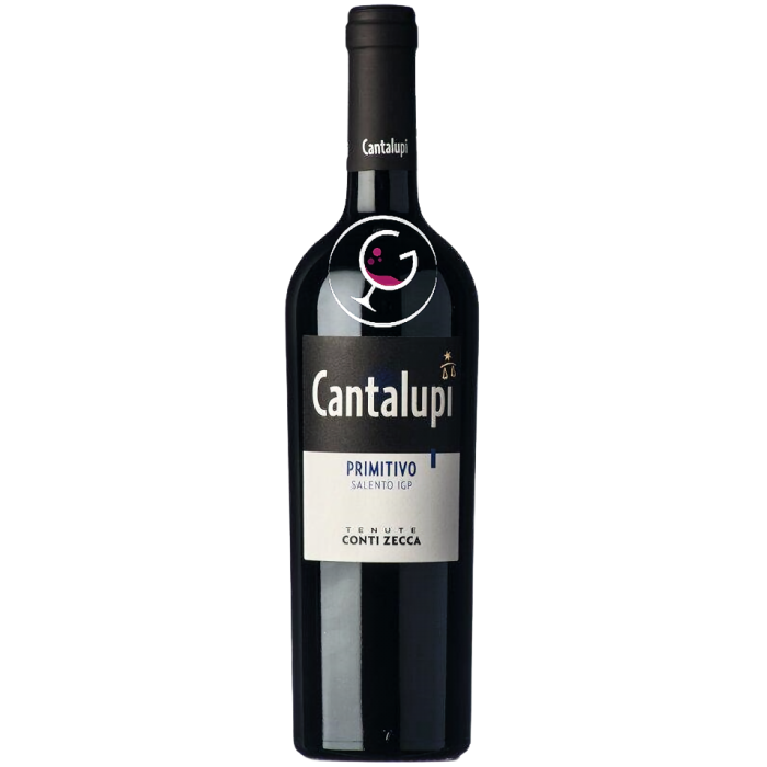 CONTI ZECCA CANTALUPI PRIMITIVO IGT 2022 CL.75