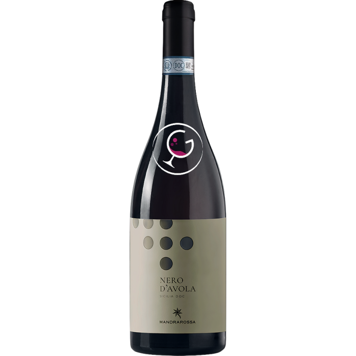 MANDRAROSSA NERO D'AVOLA DOC 2023 CL.75 BIO