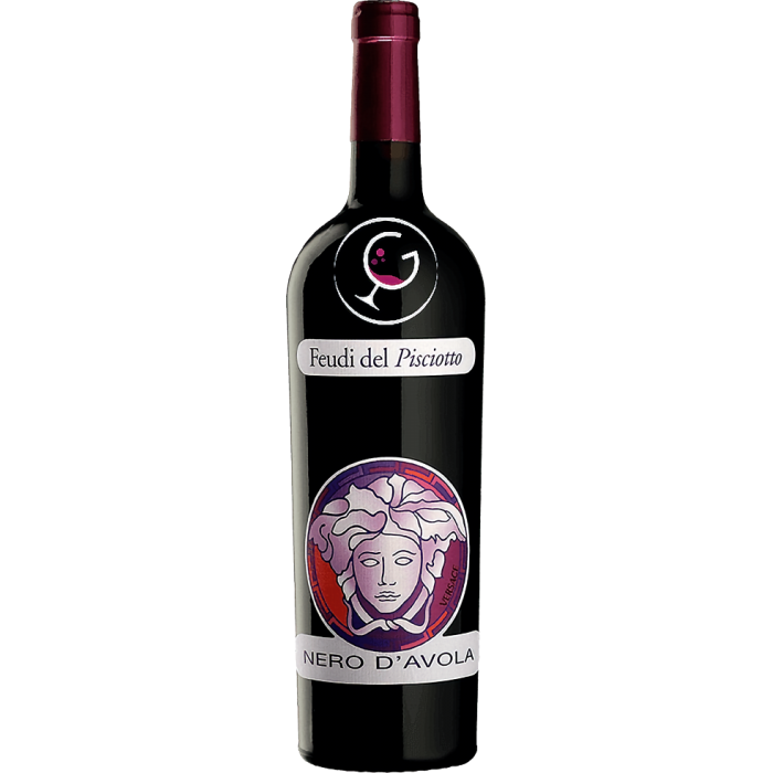 FEUDI PISCIOTTO VERSACE NERO D'AVOLA 2009/10 CL.75 -ULTIMI-