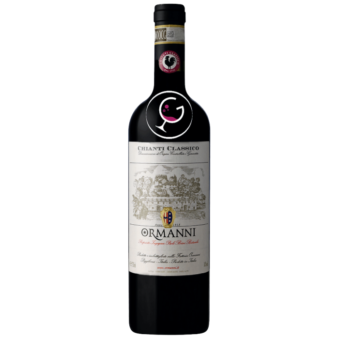 ORMANNI CHIANTI CLASS.DOCG 2020 CL.75