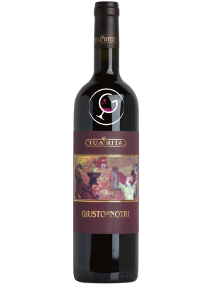 TUA RITA TOSCANA IGT ROSSO GIUSTO DI NOTRI 2001 CL.75