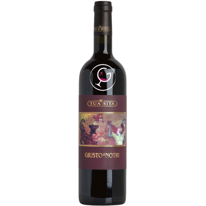 TUA RITA TOSCANA IGT ROSSO GIUSTO DI NOTRI 2001 CL.75