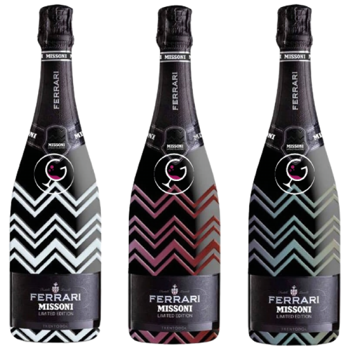 SPUMANTE FERRARI MISSONI TR.DOC BRUT CL.75 ASSORTITI